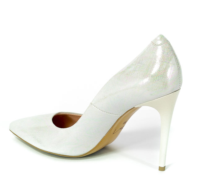 Czółenka Visconi 8014557/038 Tęcza bianco