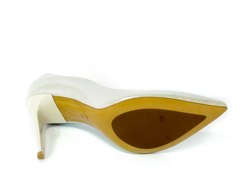 Czółenka Visconi 8014557/038 Tęcza bianco