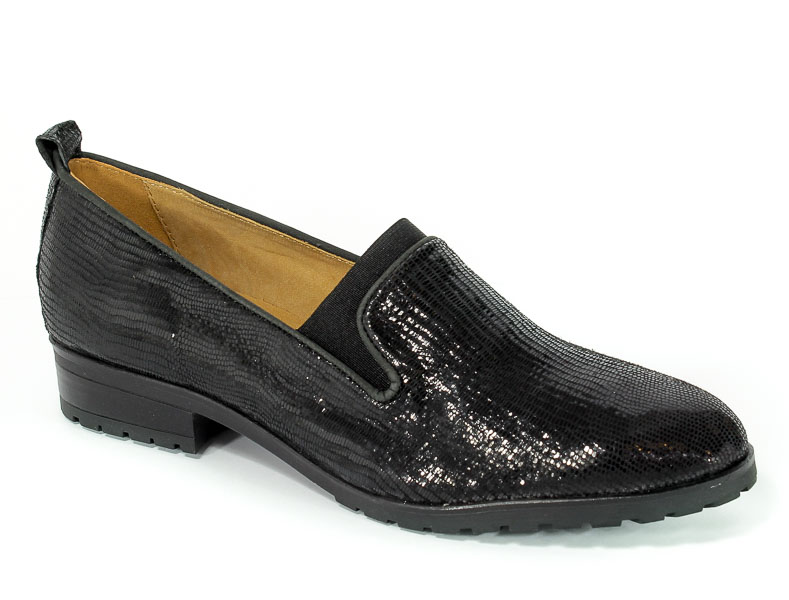 Półbuty Caprice 9-24351-29 010 Black Reptile