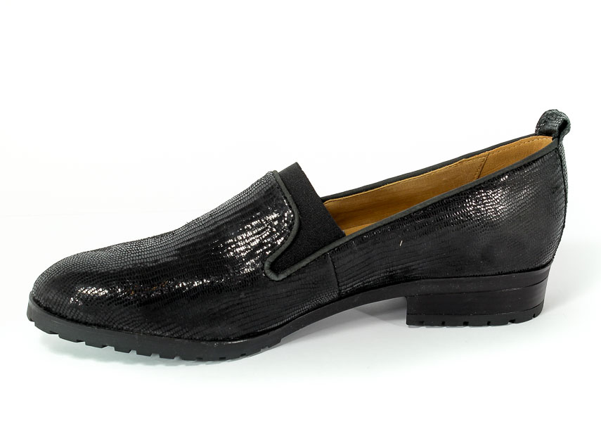 Półbuty Caprice 9-24351-29 010 Black Reptile