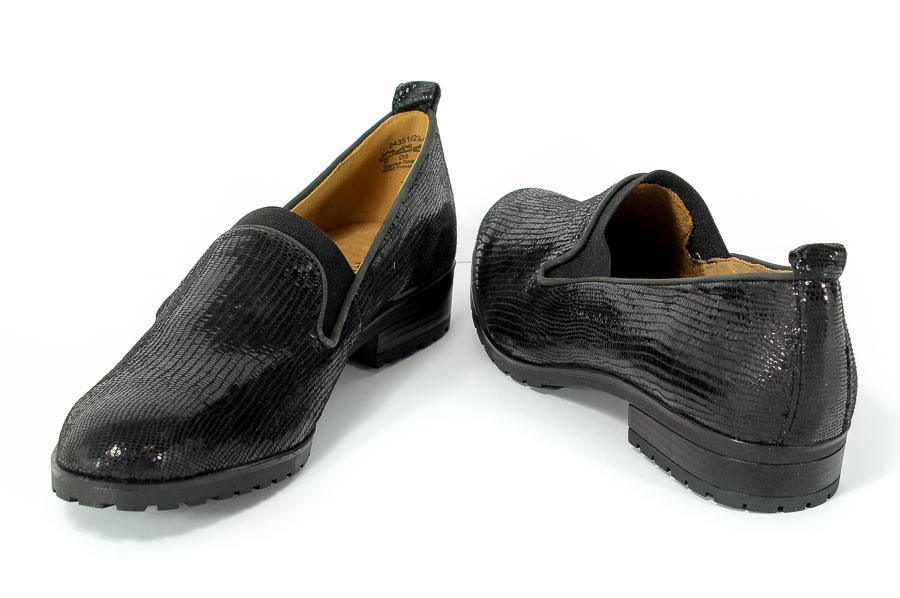 Półbuty Caprice 9-24351-29 010 Black Reptile