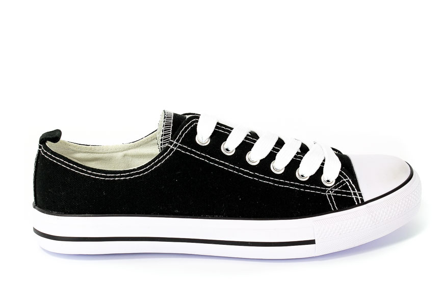 Półbuty American DSLN 01 Black-1/White