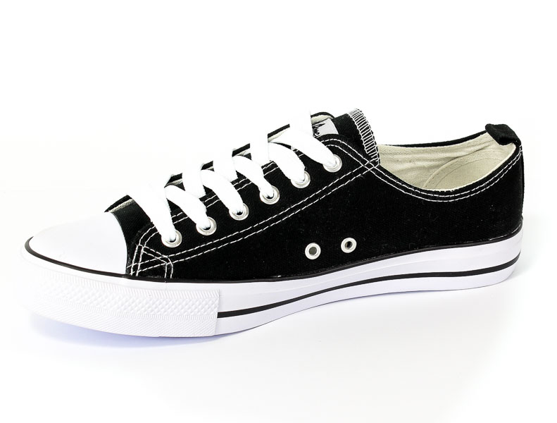 Półbuty American DSLN 01 Black-1/White