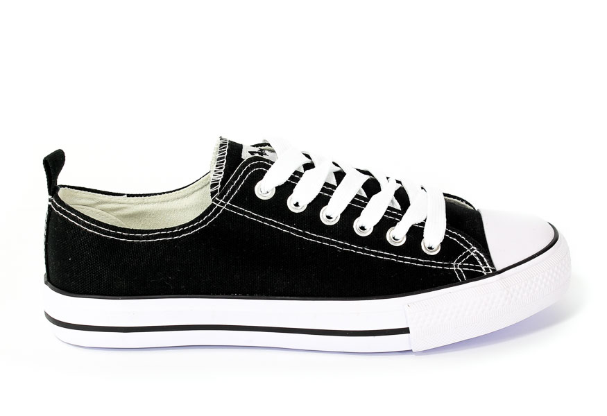 Półbuty American DSLN 01 Black-1/White