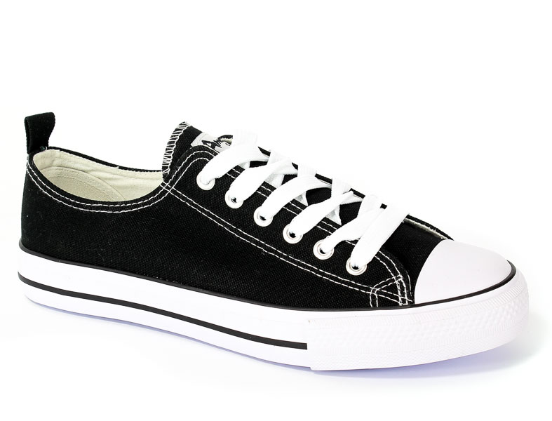 Półbuty American DSLN 01 Black-1/White