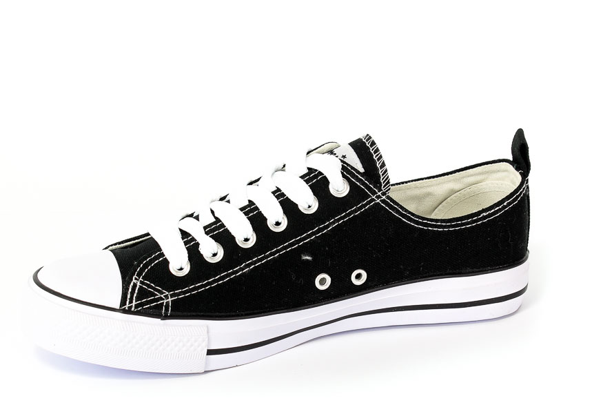 Półbuty American DSLN 01 Black-1/White