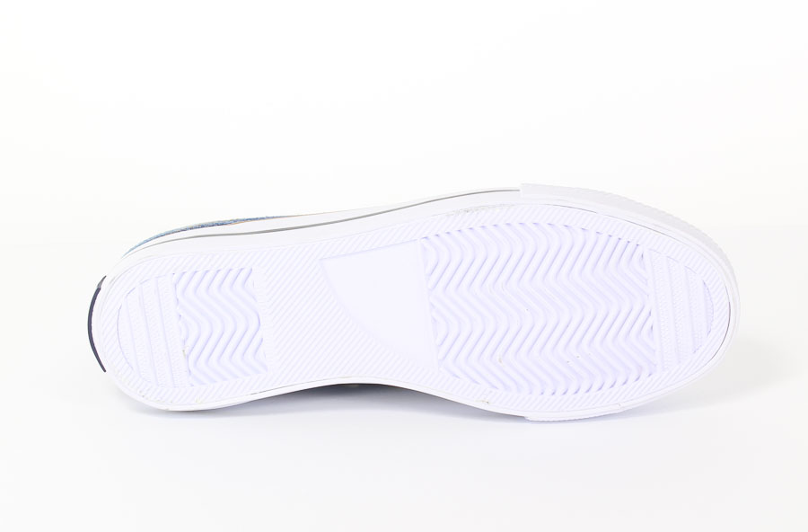 Półbuty American Lh-17-Nj05-4 Dk.Jeans-Nj05-4/White