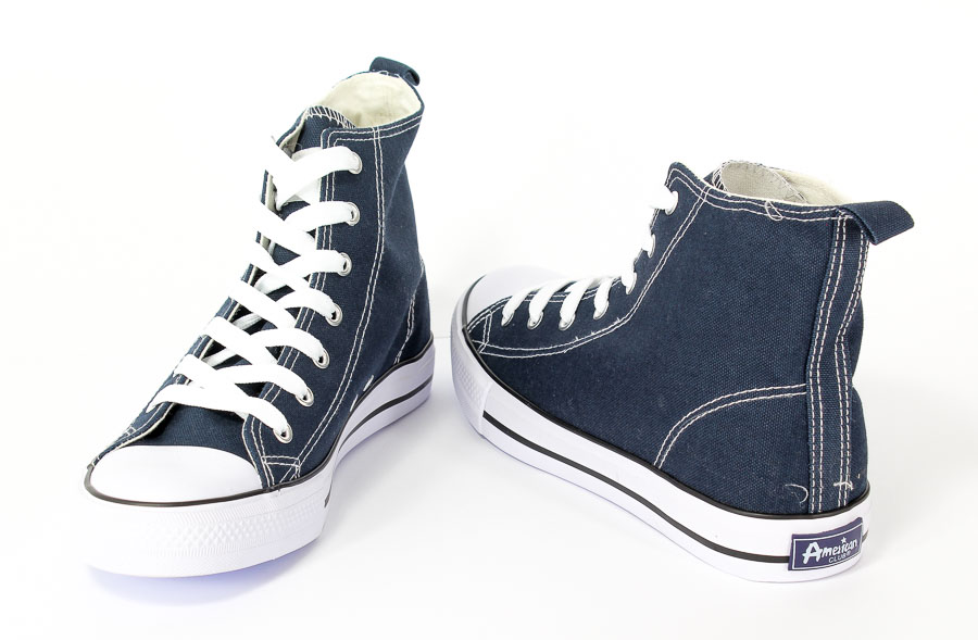 Półbuty American 9120-02 Navy-02/White