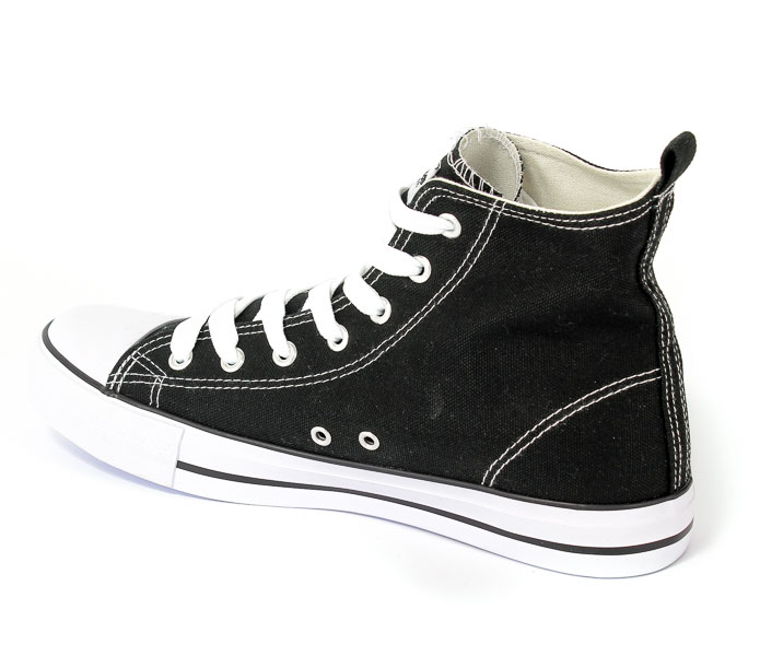 Półbuty American 9120-01 Black-1/White