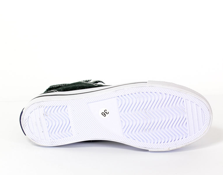 Półbuty American 9120-01/11 Black-01/White