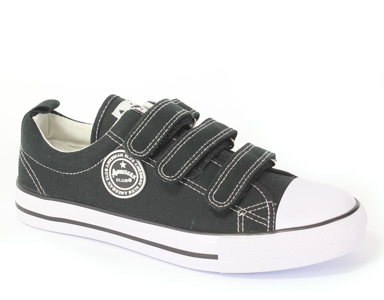 Trampki American DSTC-1/2 Black-01/White