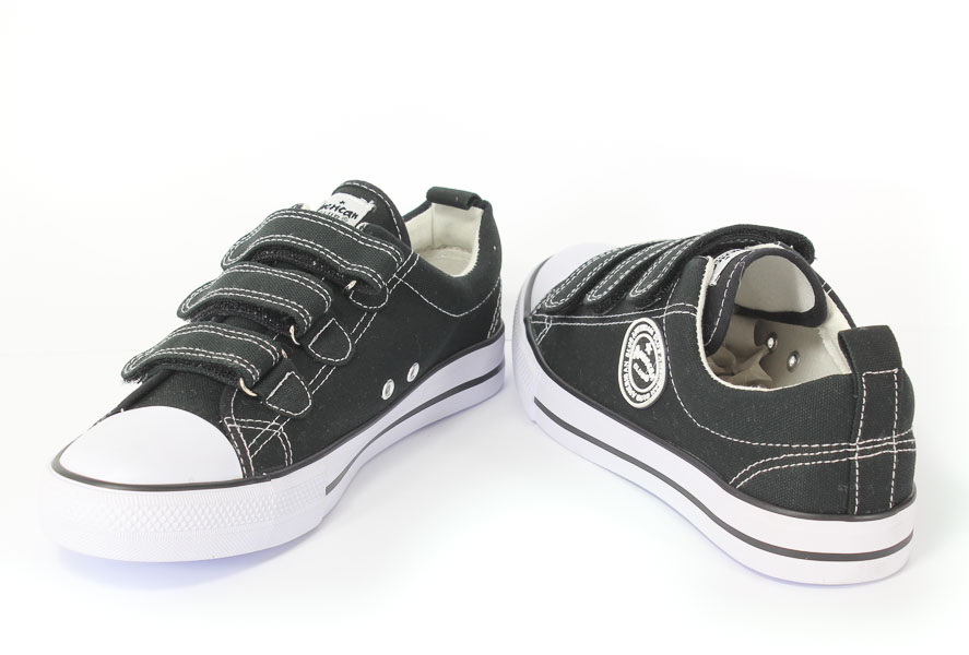 Trampki American DSTC-1/2 Black-01/White