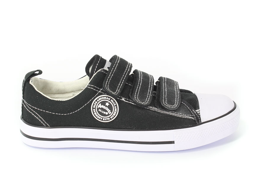 Półbuty American DSTC-1/11 Black-01/White
