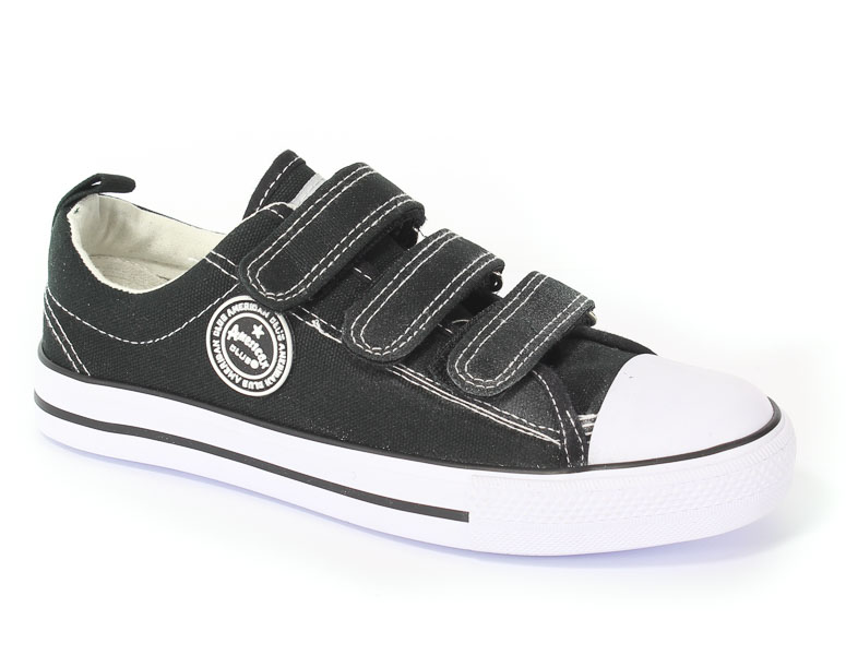 Półbuty American DSTC-1/11 Black-01/White