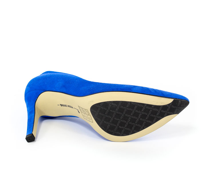 Czółenka Bravo Moda 1531 Chaber Zamsz