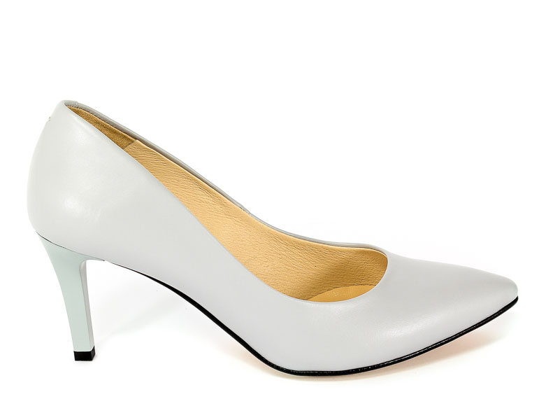 Czółenka Damiss DS-43/1 Siwe Lico 2