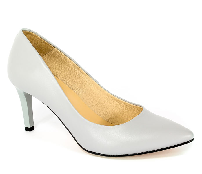 Czółenka Damiss DS-43/1 Siwe Lico 2