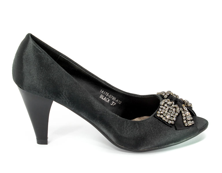 Czółenka Letnie Mirafiori 1A178-0798-A10 Black Prz.