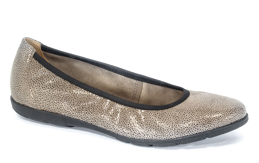 Baleriny Caprice 9-22150-29 352 Taupe Shiny