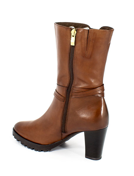 Pół Kozaki Caprice 9-25404-29 303 Cognac Nappa