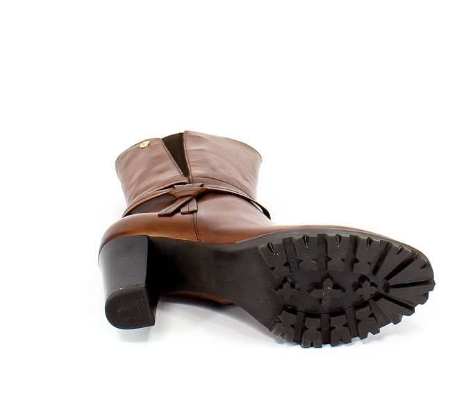 Pół Kozaki Caprice 9-25404-29 303 Cognac Nappa
