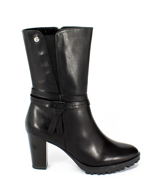 Pół Kozaki Caprice 9-25404-29 022 Black Nappa