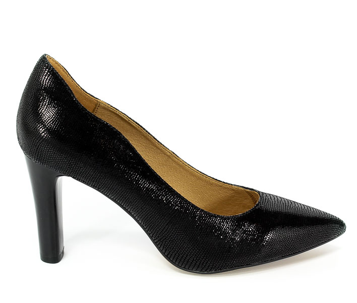Czółenka Caprice 9-22402-29 010 Black Reptile