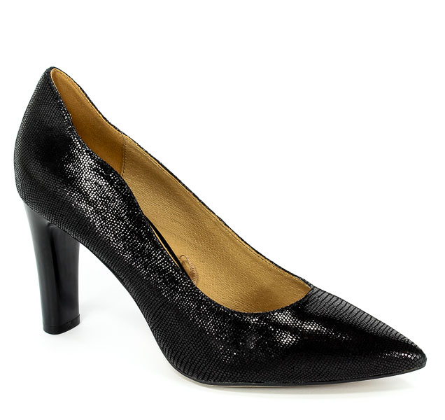 Czółenka Caprice 9-22402-29 010 Black Reptile