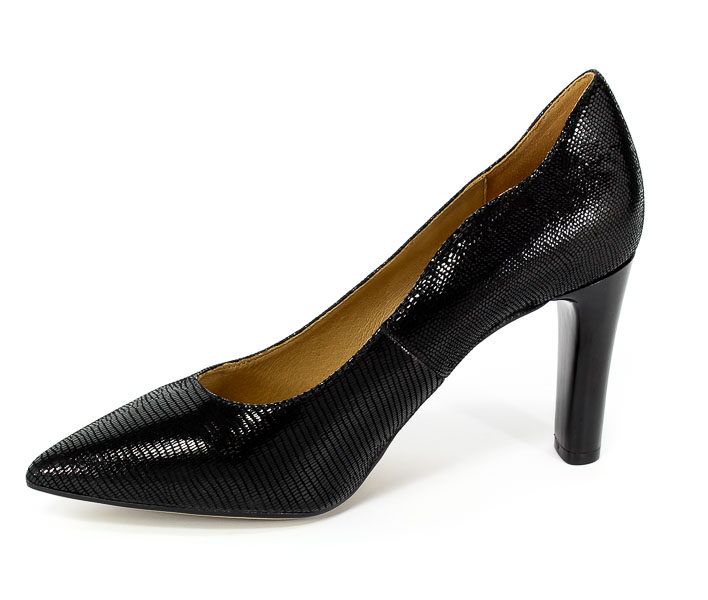 Czółenka Caprice 9-22402-29 010 Black Reptile