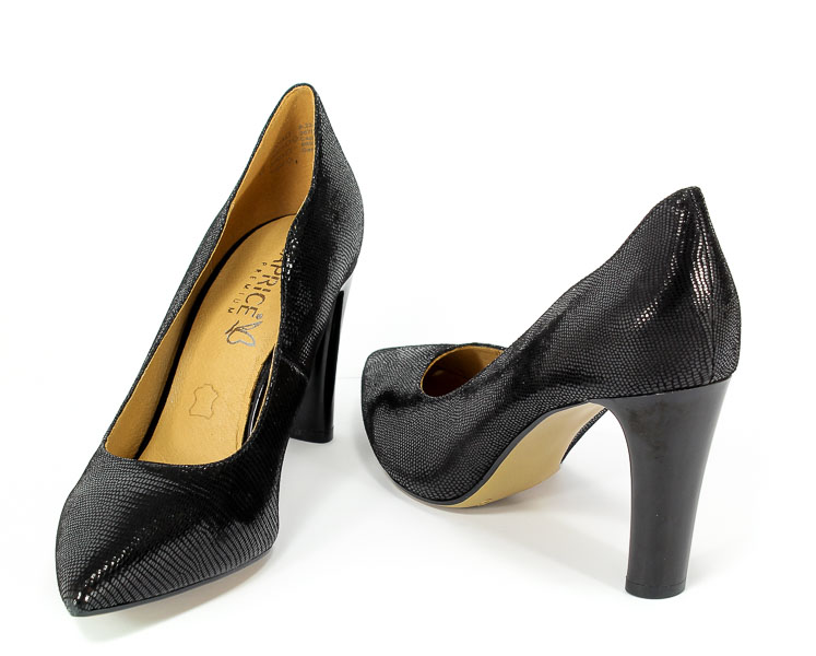 Czółenka Caprice 9-22402-29 010 Black Reptile