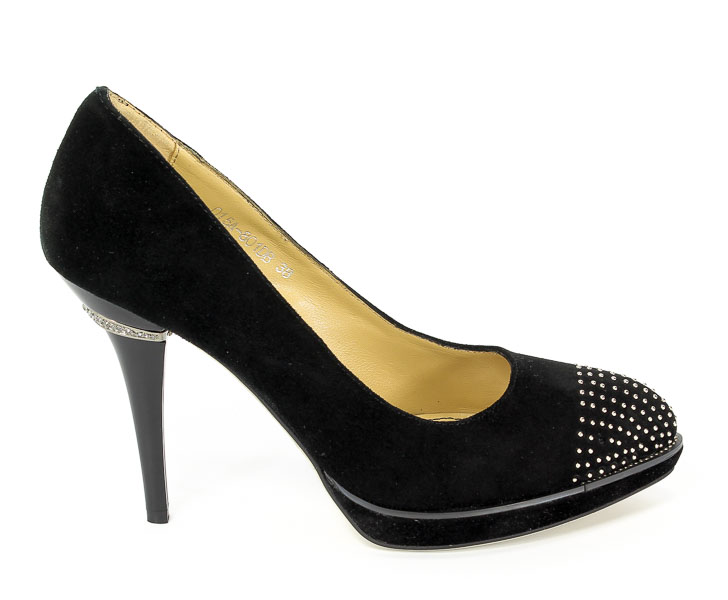 Czółenka Sca'viola 015A-801DB Black Prz.