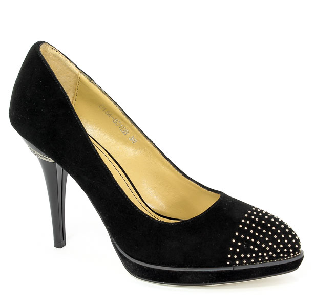 Czółenka Sca'viola 015A-801DB Black Prz.