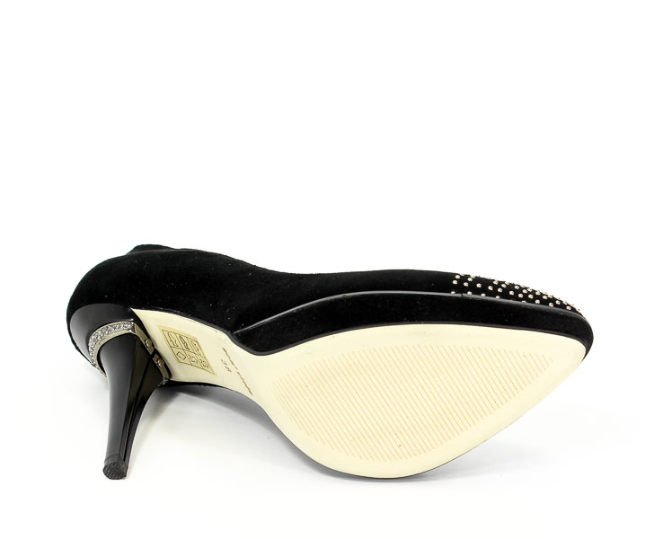 Czółenka Sca'viola 015A-801DB Black Prz.