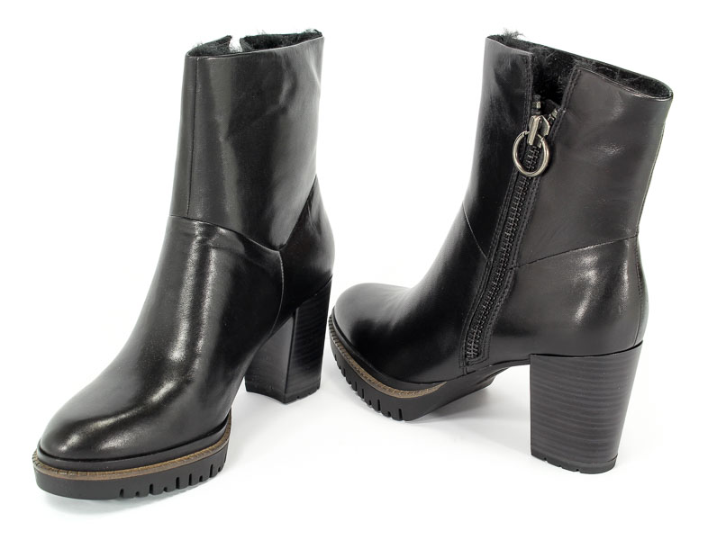 Botki Tamaris 1-25459-29 003 Black leather