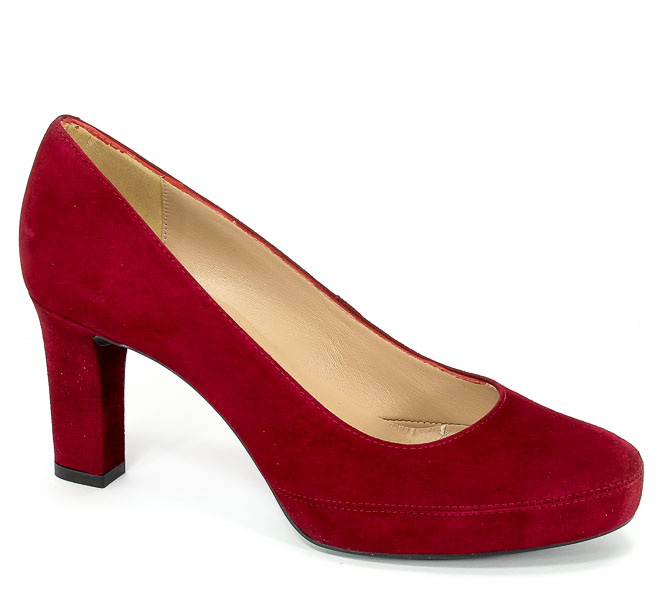 Czółenka Unisa Numar-F17 KS Garnet Kid suede
