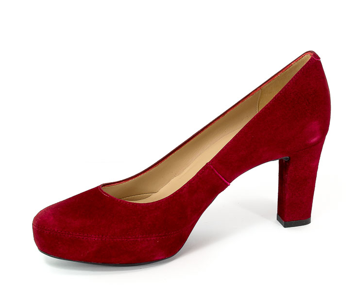 Czółenka Unisa Numar-F17 KS Garnet Kid suede
