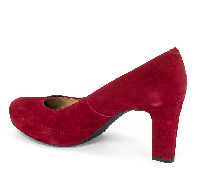 Czółenka Unisa Numar-F17 KS Garnet Kid suede