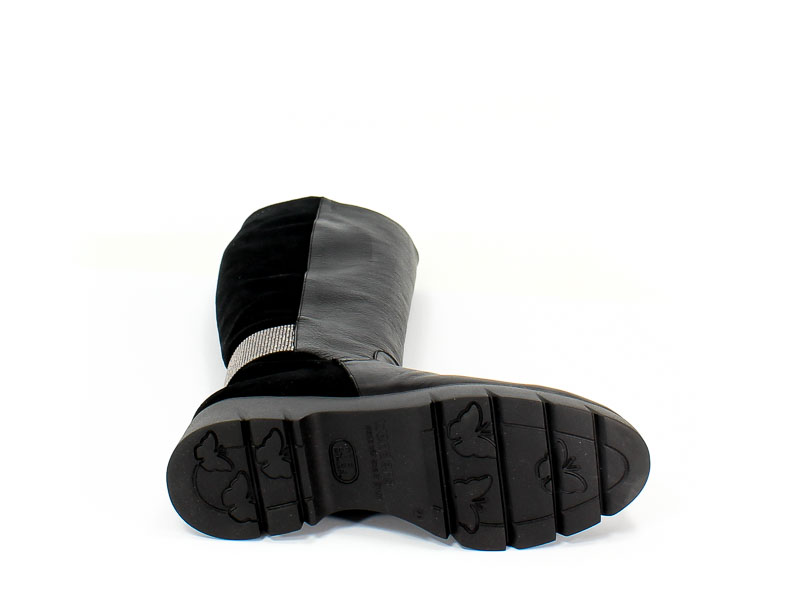 Kozaki Wonders C-4710 Velvet negro crosta negro