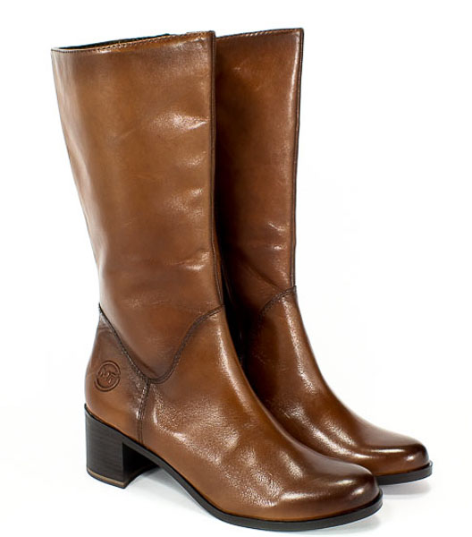 Kozaki Marco Tozzi 2-25035-29 410 Cognac Antic