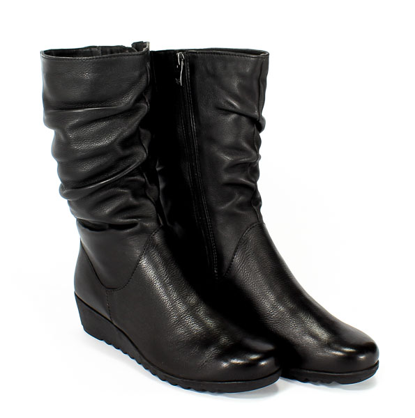 Pół Kozaki Caprice 9-26455-29 022 Black Nappa
