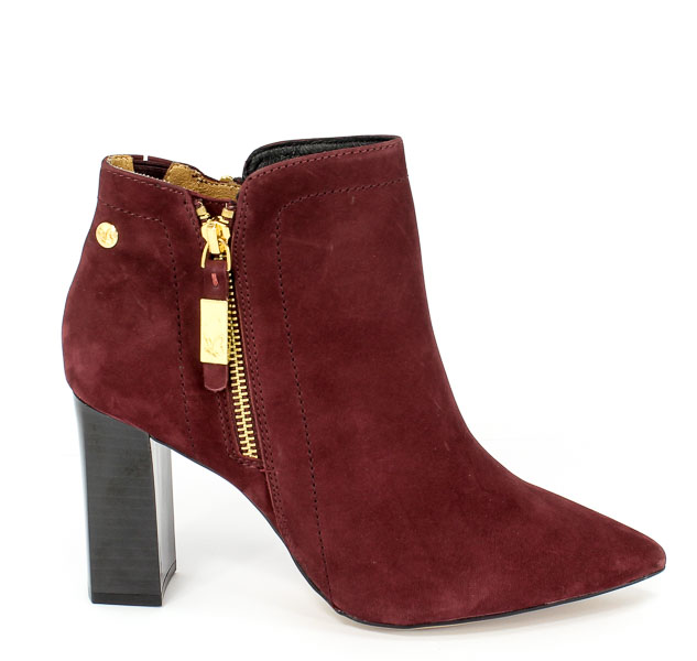Botki Caprice 9-25309-29 545 Bordeaux Nubuc