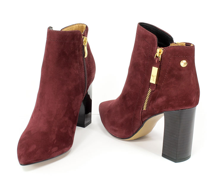Botki Caprice 9-25309-29 545 Bordeaux Nubuc