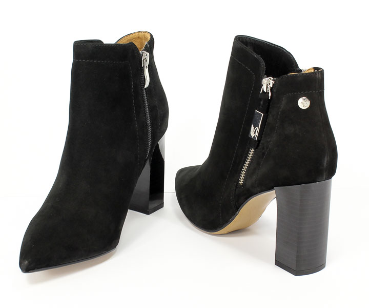 Botki Caprice 9-25309-29 008 Black Nubuc