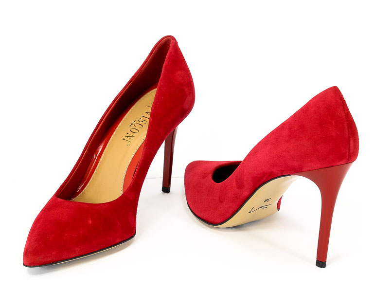 Czółenka Visconi 7260391/916 Rosso Wel