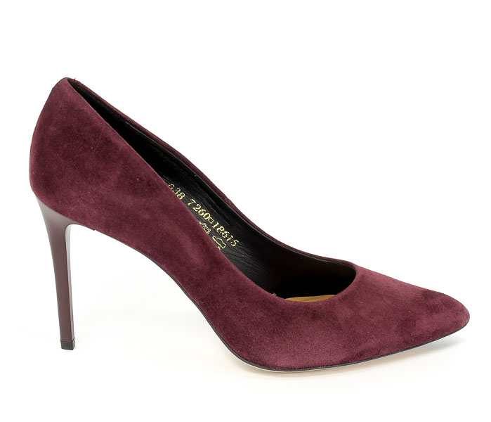 Czółenka Visconi 7260391/916 Bordo Wel23