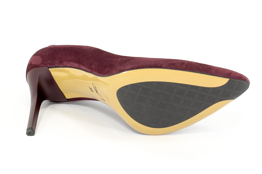 Czółenka Visconi 7260391/916 Bordo Wel23