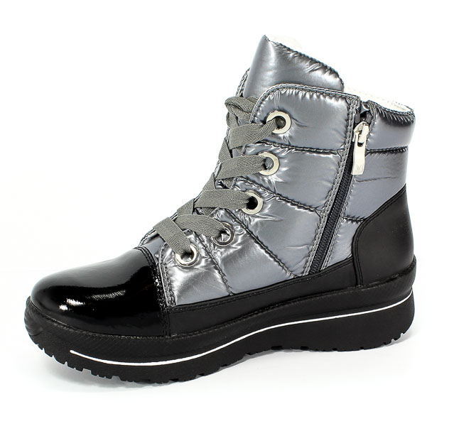 Śniegowce Caprice 9-26202-29 025 Blk/Silv Multi
