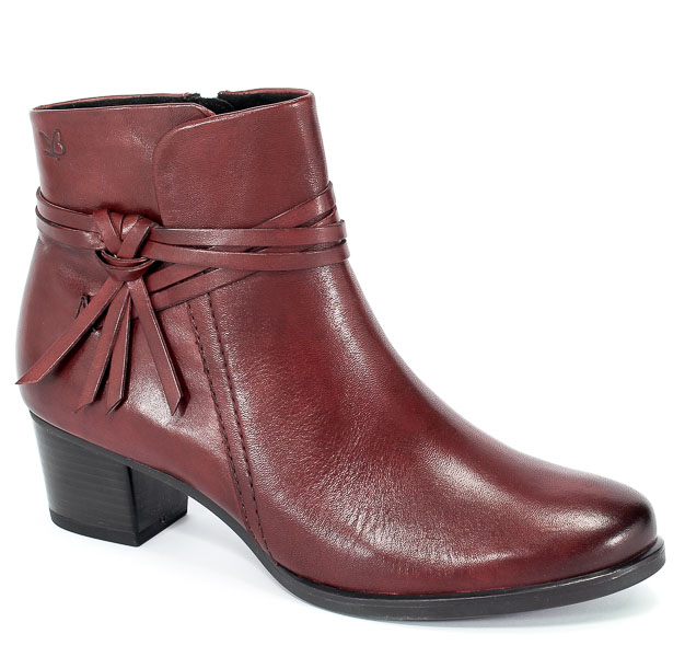 Botki Caprice 9-25359-29 540 Bordeaux Nappa