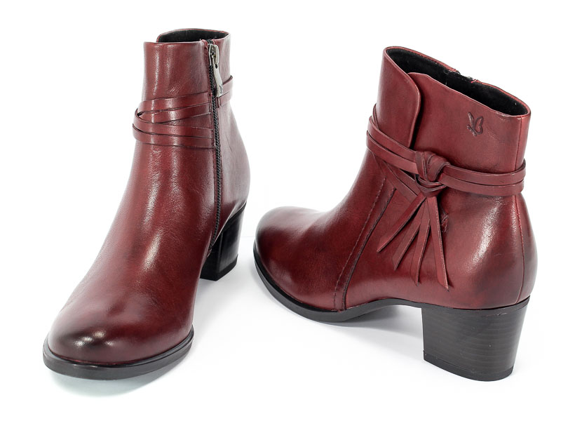 Botki Caprice 9-25359-29 540 Bordeaux Nappa