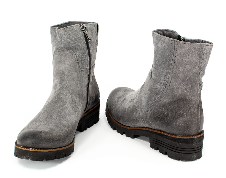 Trzewiki Lan-Kars FW190-223 Welur Szary